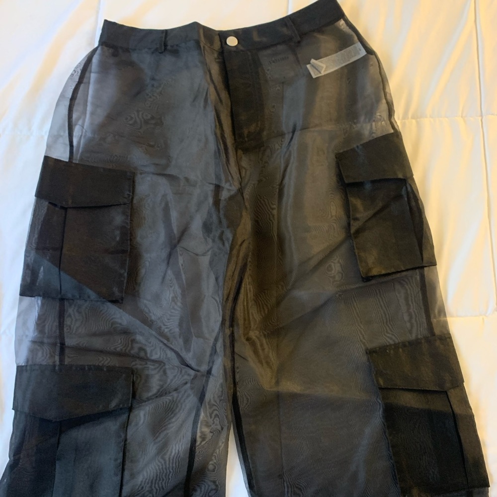 Mesh Cargo Pants